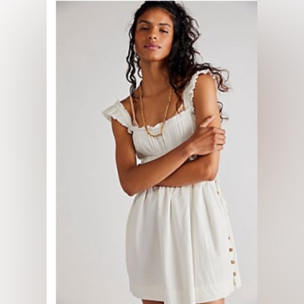 Free People Claudette Mini Dress - Ivory
